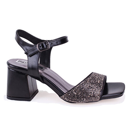 Dagoster DZA07-3371040 Siyah Klasik Topuklu Kadın Ayakkabı