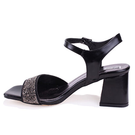 Dagoster DZA07-3371040 Siyah Klasik Topuklu Kadın Ayakkabı