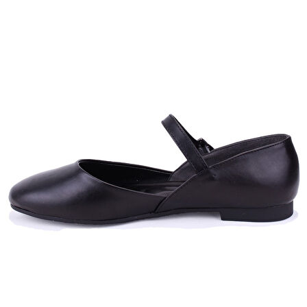 Dagoster DZA07-8692100 Siyah Günlük  Kadın Babet Ayakkabı