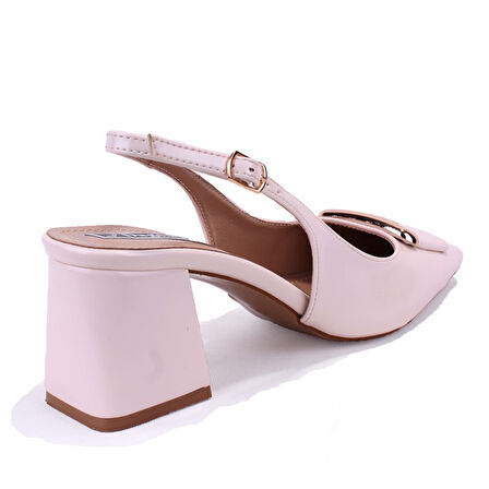 Dagoster DZA07-11363017 Ten Rugan Klasik Topuklu Kadın Ayakkabı