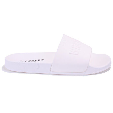 Fly Soft S263075 Beyaz Günlük Ortopedik Erkek Spor Terlik