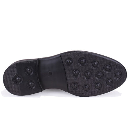 Dagoster DMA08-983 Siyah Ortopedik Klasik Erkek Deri Ayakkabı