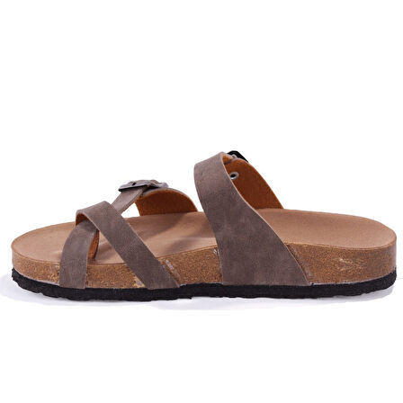 Fly Soft S042031 Vizon Günlük Ortopedik Parmak Arası Kadın Spor Terlik