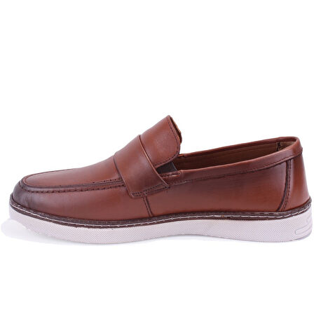 Dagoster DMA08-3305 Taba Ortopedik Günlük Erkek Deri Ayakkabı