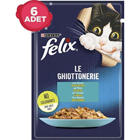 Felix Ton Balıklı Kedi Yaş Maması 85 gr - 6 Adet