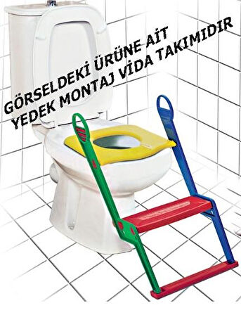 Moonstar Tuvalet Alıştırıcı Yedek Montaj Vida Takımı Vida Seti TR-115-YEDEK PARÇADIR  TUVALET ALIŞTIRICI DEĞİLDİR