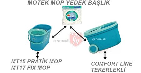 Motek Orjinal Yedek Püskül Fix,Pratik,Trent,Mopida,Comfort Modellere Uyumlu 2Adet