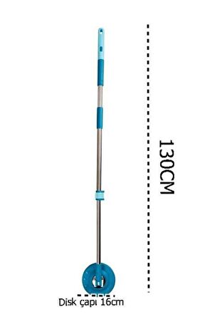 Motek Mt17 Fix Mop Temizlik Seti+1Ad Yedek Başlık+Mıkro Fiber Bez