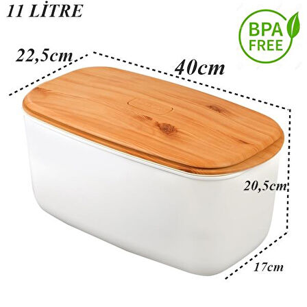 Geseus Moonstar Trend Ekmeklik Bambu Desenli-11 Litre-TBR-747B