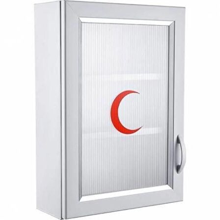 Ecza Dolabı İçi Dolu İlk Yardım İçerikli PVC 50x35x16 CM 159