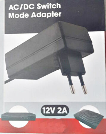 12 Volt 2Amper 24 Wat Çok Amaçlı Switch Mode Adaptör Güçkaynağı