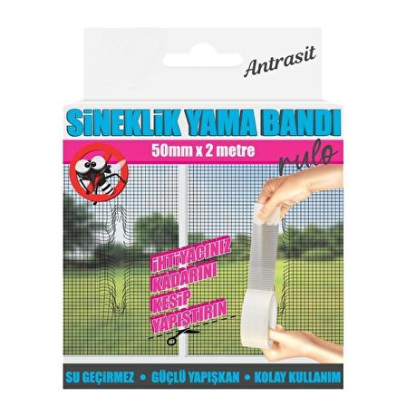 Sineklik Tamir Bantıı Sineklik Tamir Yaması Kendinden Yapışkanlı Rulo 50mmx2Mt