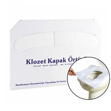 Klozet Kapak Örütüsü 5 Paket 1250 Adet+Palex Çelik Klozet Örtü Dispenseri-3802-2