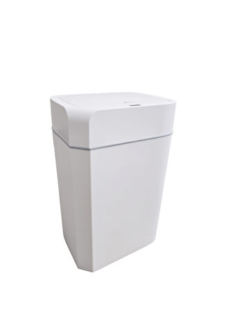 Sensörlü Otomatik Plastik Çöp Kovası 18 Litre + Deterjan Hazneli Silikon Klozet Fırçası