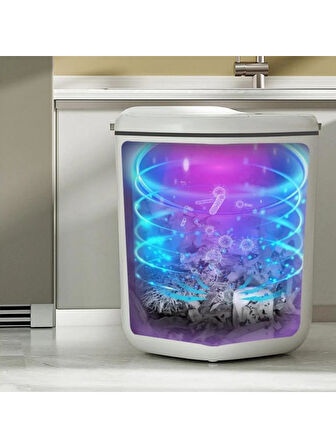 Akıllı Teknolojik Antibakteriyel Sensörlü Çöp Kovası 20 Litre