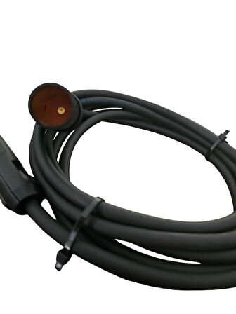 Araç Çakmak Uzatma Kablosu 12-24 Volt 16Amper 2 X1,5mm TTR Bakır 3 Mt-Siyah