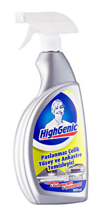 Geseus Highgenic Paslanmaz Çelik ve Ankastre Yüzey Temizleyici, Parlatıcı, Koruyucu 750ml