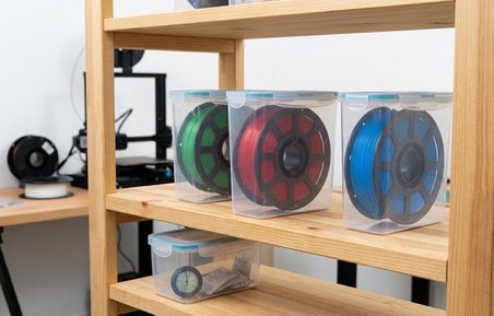 3D Yazıcı Filament Saklama Kabı Seti Hava Sızdırmaz Contalı 4.5 LT 12'li Set MAB-179
