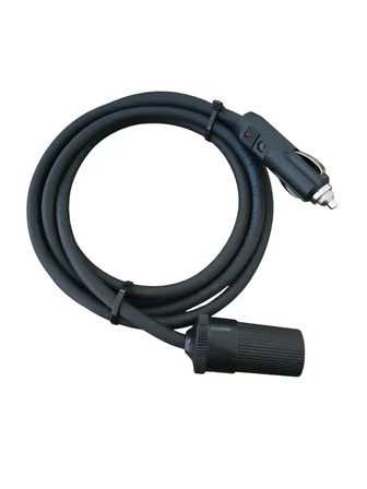 Araç Çakmaklık Uzatma Kablosu Yüksek Güç Çeken Cihazlara Özel 12-24V/16A 2 X1,5mm TTR Bakır 2Mt