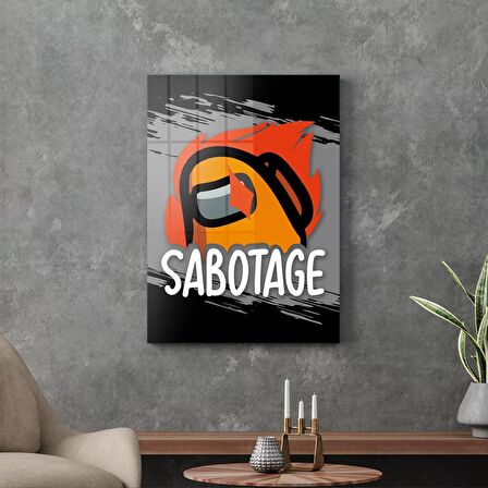 Decovetro Cam Tablo Gamer Sabotage Among Us
