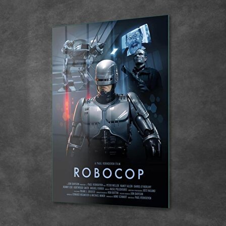 Decovetro Cam Tablo Robocop Film Afiş