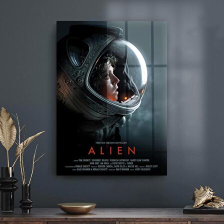 Decovetro Cam Tablo Alien Film Afişi