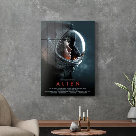 Decovetro Cam Tablo Alien Film Afişi