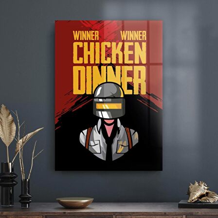 Decovetro Cam Tablo Pubg Chicken Dinner