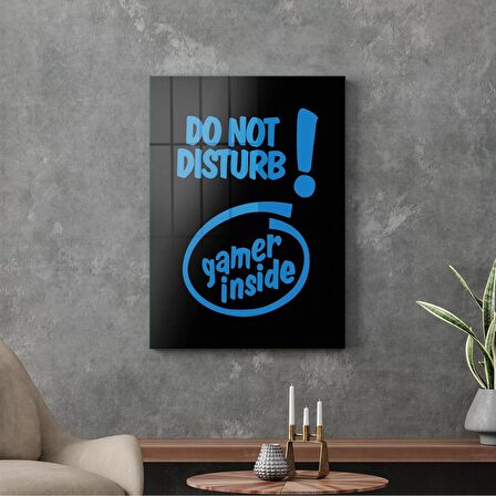 Decovetro Cam Tablo Do Not Disturb Yazılı