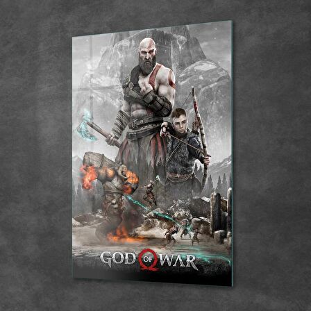 Decovetro Cam Tablo God Of War Afiş