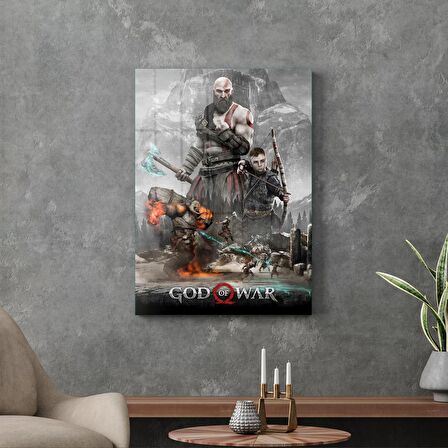 Decovetro Cam Tablo God Of War Afiş