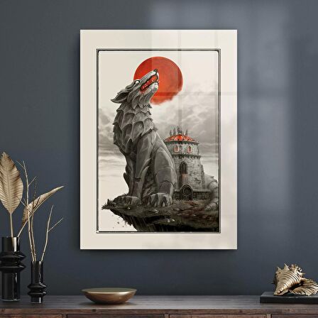 Decovetro Cam Tablo Red Wolf