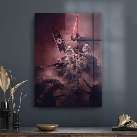 Decovetro Cam Tablo Darth Vader Troopers