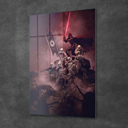 Decovetro Cam Tablo Darth Vader Troopers