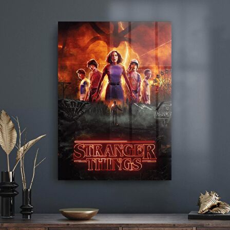 Decovetro Cam Tablo Stranger Things Poster