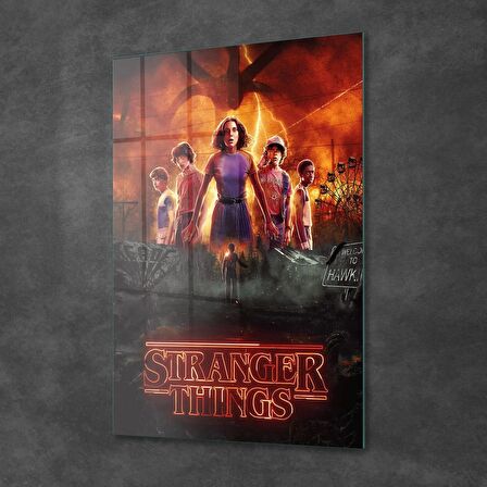 Decovetro Cam Tablo Stranger Things Poster