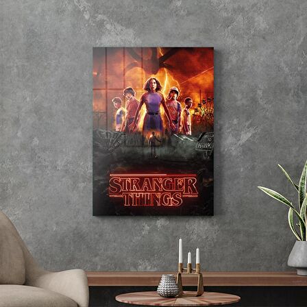 Decovetro Cam Tablo Stranger Things Poster