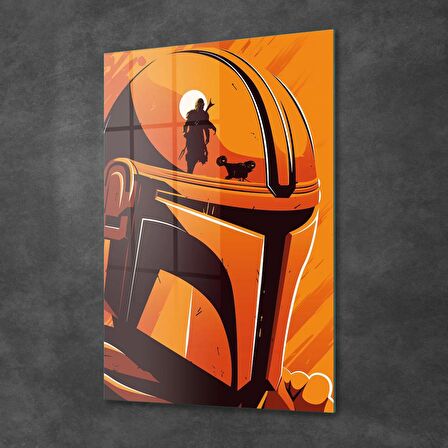 Decovetro Cam Tablo The Mandalorian Poster