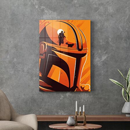 Decovetro Cam Tablo The Mandalorian Poster
