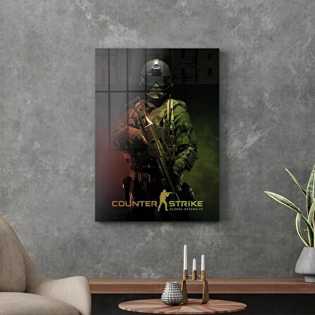 Decovetro Cam Tablo Counter Strike CT Poster