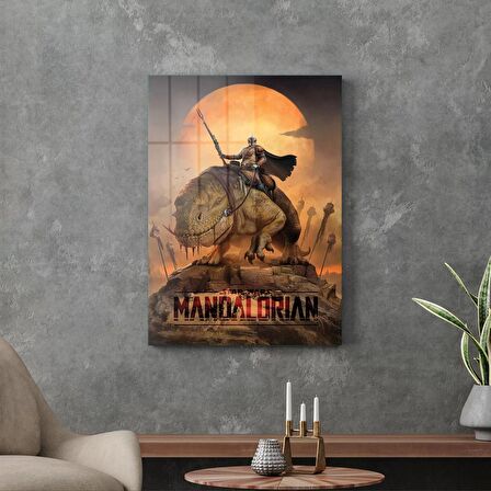 Decovetro Cam Tablo Star Wars Mandalorian Season