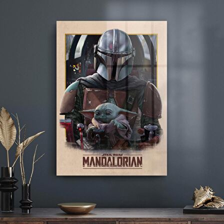 Decovetro Cam Tablo Mandalorian Way