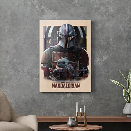 Decovetro Cam Tablo Mandalorian Way