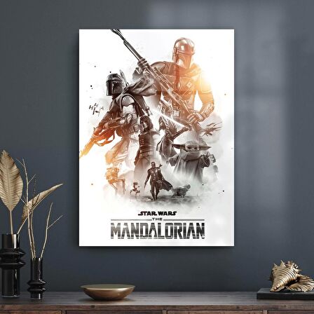 Decovetro Cam Tablo Mandalorian Poster
