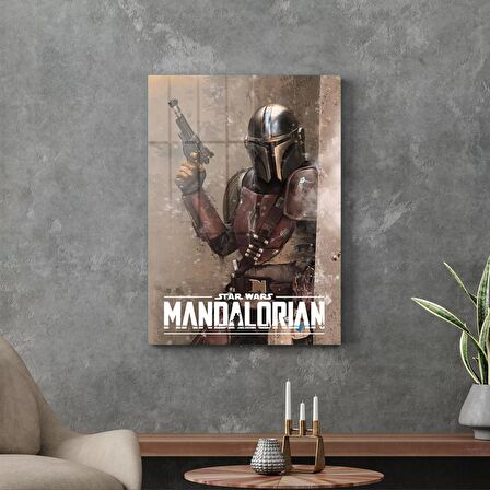 Decovetro Cam Tablo Mandalorian Poster