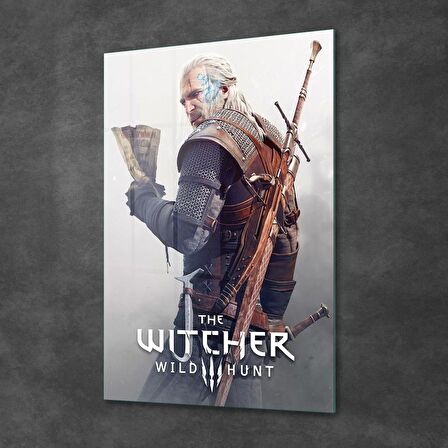 Decovetro Cam Tablo The Witcher Renkli