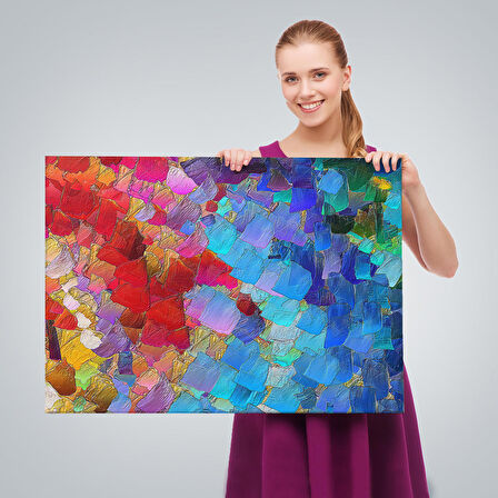 Kalp Isırığı Dekoratif Kanvas Duvar Tablosu-3571