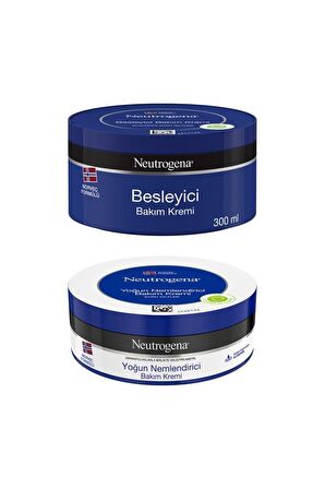Neutrogena Besleyici Tüm Cilt Tipleri için  Vücut Kremi 200 ml & Besleyici Bakım Kremi 300 ml 