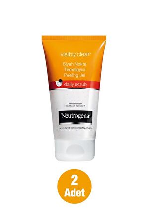 Neutrogena Visibly Clear Siyah Nokta Karşıtı Peeling Jel 150 ml x2