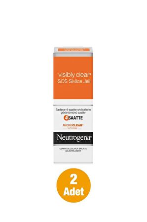 Neutrogena Visibly Clear Sivilce Karşıtı Sos Hızlı Etkili Akne Jeli 15 Ml X2